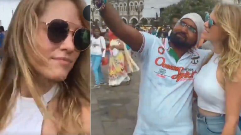 Foreign Woman Harassed