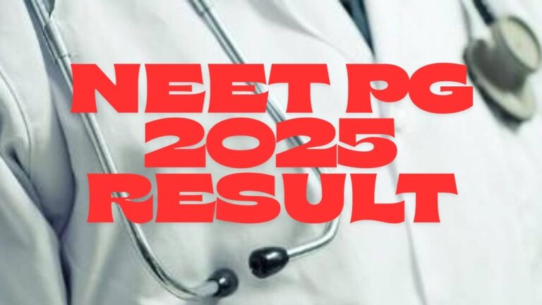 NEET PG Result 2025 Out: NBEMS Releases Merit List for 50% All India Quota Seats