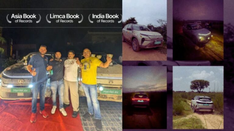 Tata Harrier.ev Makes History as First Electric SUV to Conquer Desert Quest Rally