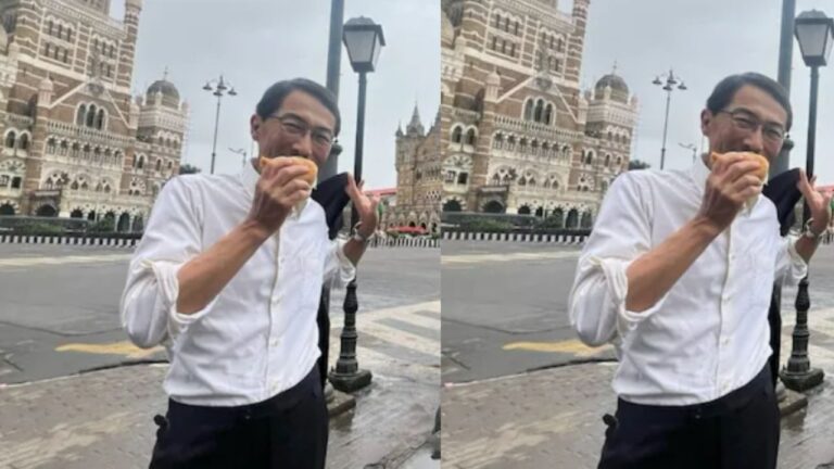 From Tokyo to Tadka: Japanese Ambassador Relishes Vada Pav in ‘Aamchi Mumbai