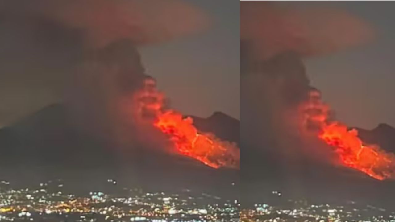 Italy Closes Mount Vesuvius to Tourists as Wildfire Engulfs Iconic Volcano