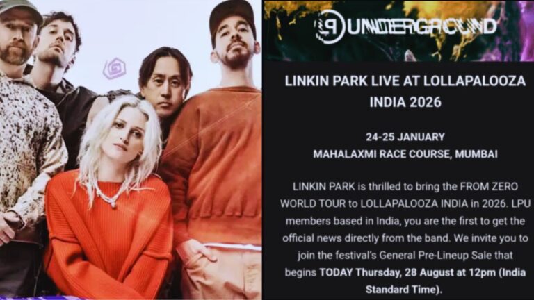 Lollapalooza India 2026 Lineup Revealed: Linkin Park, Playboi Carti, YUNGBLUD, Kehlani & Knock2 Set to Headline